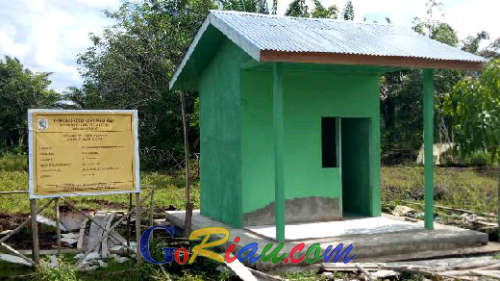 Warga Pertanyakan Proyek Pos Kamling ADD Desa Pulau Muda Senilai Ini