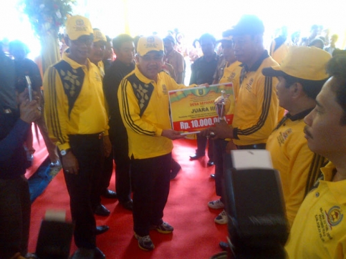 Bulan Bakti Gotong Royong Masyarakat (BBGRM) yang ke-12, ROHIL JUARA I Desa Bagan Sapta Permai Rohil Juarai BBGRM se-Riau