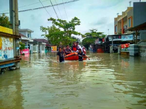 GoRiau - Evaluasi BMKG Pusat, Potensi Banjir Masih Tinggi 