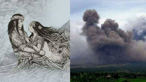 GoRiau - Gunung Mayon Meletus, Abu Vulkanik Semburannya 