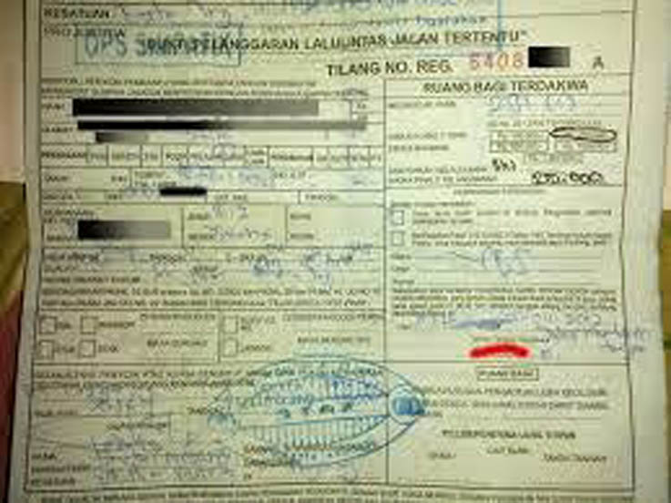 Goriau Anda Kena Tilang 5 Warna Surat Tilang Polisi Ini