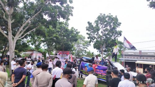 GoRiau Massa saat berada di depan Kan